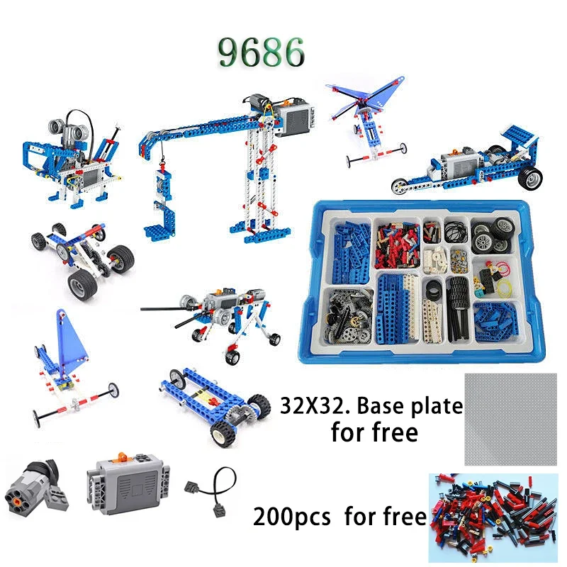 Renewable Energy Lego - 9686 Высокотехнологичные детали, мультитехнологичные детали MOC,