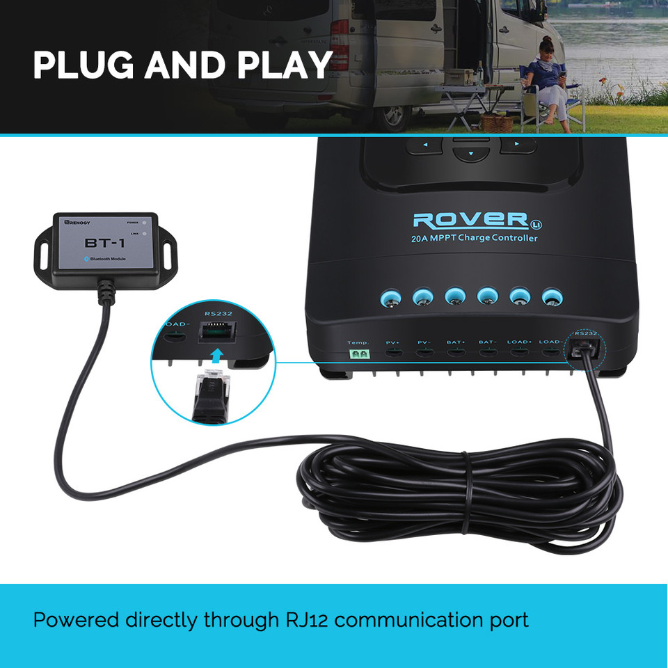 Модуль Bluetooth Renogy, совме – обзор и цена Renogy Controller Wanderer