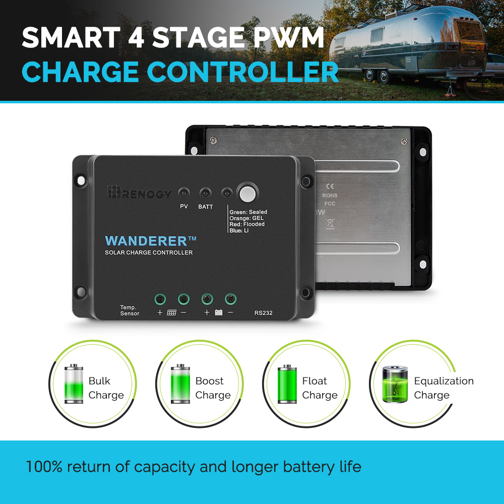 Renogy Wanderer Li 30A 12V PWM – обзор и цена Renogy Controller Wanderer